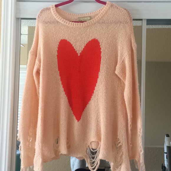 Wildfox pink sweater - Picture 1 of 3